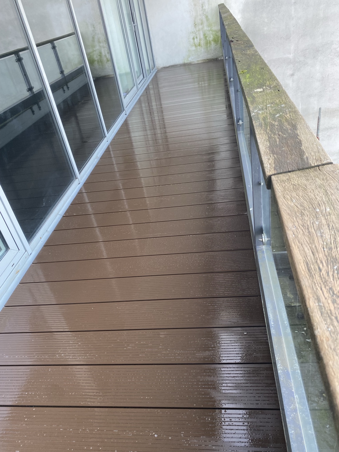 Balcony decking installation